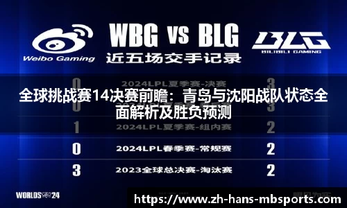全球挑战赛14决赛前瞻：青岛与沈阳战队状态全面解析及胜负预测